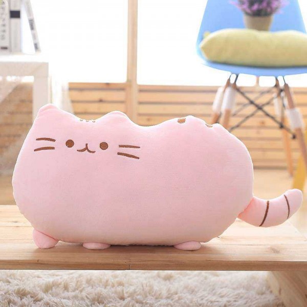 Cute Stuffed Pink Cat Plush Animal Soft Toy